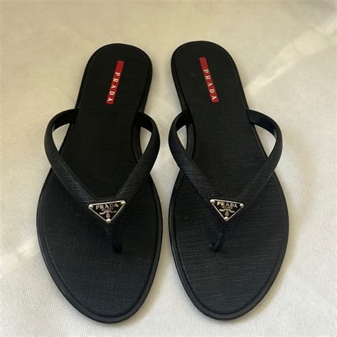 prada flip flops women|prada ankle strap platform sandals.